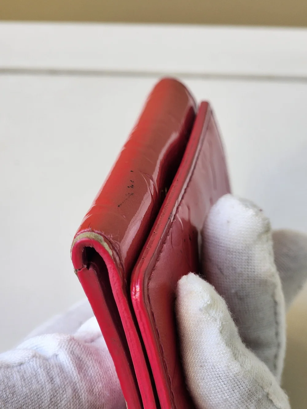 Louis Vuitton Pink/Red Vernis 4-Key Holder